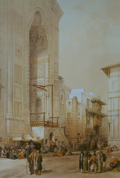 Grand Entrance to the Mosque of the Sultan Hassan by David Roberts